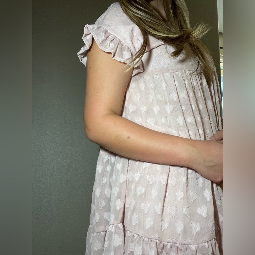 Light pink heart dress